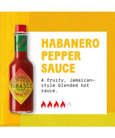 TABASCO Scorpion Sauce + Habanero Sauce (2 x 60 ml) The 2 strongest hot sauces in TABASCO! - Buy Online on GoSupps.com