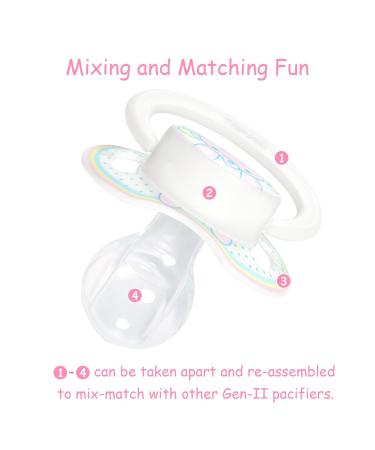 Buy LittleForBig Large Shield Pacifier Generation II - Adult Size Baby Rabbit Pattern Pink | International Shipping Available - Buy Online on GoSupps.com