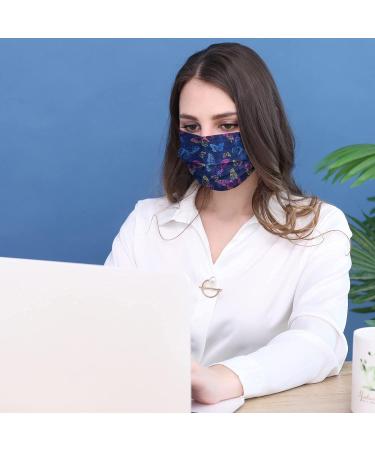Adult Design Disposable Face Masks 50 Pack Pink Butterfly Women Cute Breathable Comfy Mask - Multicolor Butterfly - Buy Online on GoSupps.com