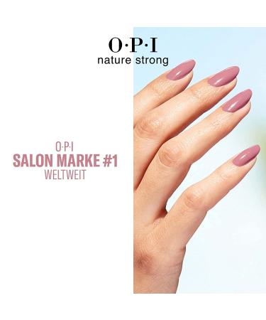 Opi Nature Strong Vegan Nail Polish Eco-Friendly Nude Tones | Up to 7 Days Wear | Sustainable Ingredients - Buy Online on GoSupps.com