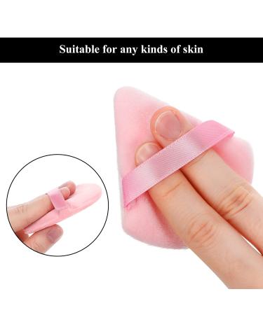 12 Pack Triangle Makeup Puff - Soft Powder Puffs for Loose & Mineral Foundation - Pink Cosmetic Tools - Buy Online on GoSupps.com