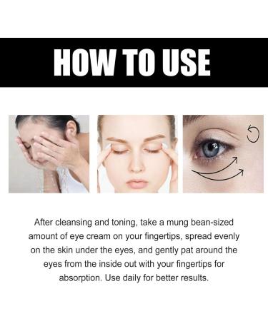 IFFANY Eye Cream Anti-Aging Skin Treatment for Fine Lines Puffiness and Under Eye Bags Reduces Fine Lines Reduces Wrinkles Puffiness and Dark Circles. - Buy Online on GoSupps.com