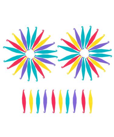 Iercza Orthodontic Elastic Disposable Toothpings - 12 Pack Braces Tools for Material Placement & Removal | Elastic Cable & Hook Solutions - Buy Online on GoSupps.com