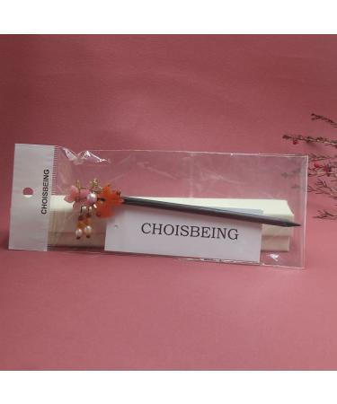TOP SEWING Wooden Hair Pins: Chinese Goldfish Flower Hair Sticks for Long Hair Buns - 7.08 - Buy Online on GoSupps.com