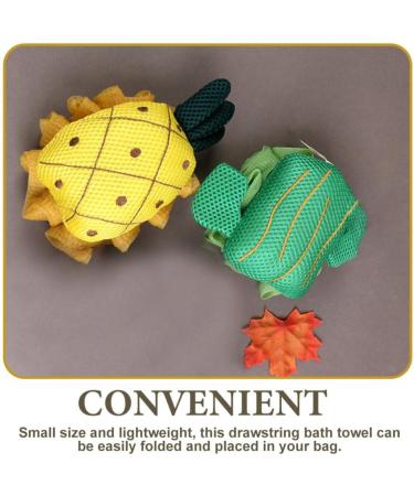 NOLITOY Bath Shower Loofah Sponge - Exfoliating Fruit Bath Ball Mesh Pouf Scrubber for Men & Women - 1 Count - Buy Online on GoSupps.com