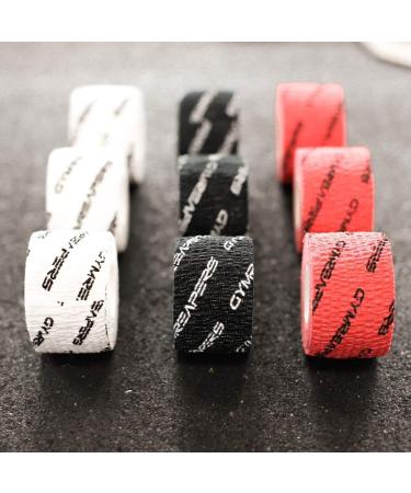 Gymreapers Weightlifting Thumb Tape - 3 Rolls Black | Adhesive, Stretchy Athletic Tape for Olympic Lifting, Powerlifting & Cross Training - Buy Online on GoSupps.com