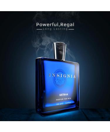 Us'traa Gift for Men Insignia Perfume for Men | Scent of Royalty with Rich Intense Mix of Masculine Fragrances | 100ml (3.38 Fl Oz) - Buy Online on GoSupps.com
