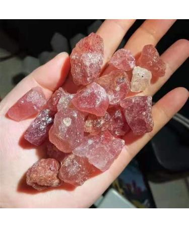 Natural Crystal Rough Raw Strawberry Quartz Specimens for Stones 100g Suitable for Home - Buy Online on GoSupps.com