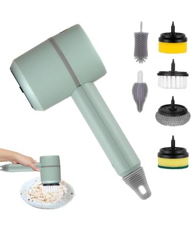 Cordless Shower Scrubber Effective Cleaning Electric Grout Brush Effortless Cleaning Rechargeable Scrubber Multifunctional Brush Head Electric Cleaning Brush Cordless Power Cleaning Brush for Tiles Green - Buy Online on GoSupps.com