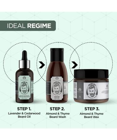 Buy The Man Company Lavendel Beard Growth Oil 30ml | Strengthens Uneven Stained Beards | Anti-Inflammatory Benefits with Onion Black Cumin & Cedar Wood - Buy Online on GoSupps.com