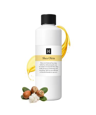 HalalEveryDay Shea Olein 100% Pure Natural Shea Oil 16oz Bottle | Cold-Pressed Moisturizing Body & Hair Oil | Halal Certified