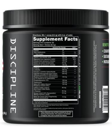 Jocko GO Pre Workout Watermelon - KETO Nootropic Blend with Vitamin C, Caffeine, L Citrulline - Sugar Free - Supports Muscle Pump, Endurance & Recovery - 30 servings - Buy Online on GoSupps.com
