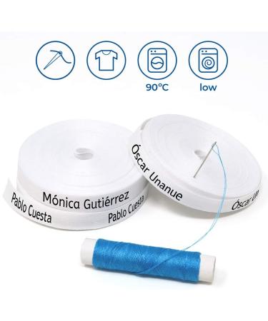 100 Personalized Clothing Labels for Kids | Gentle Sewing Tape for School Uniforms | Customizable Baby & Children Name Tags - Buy Online on GoSupps.com