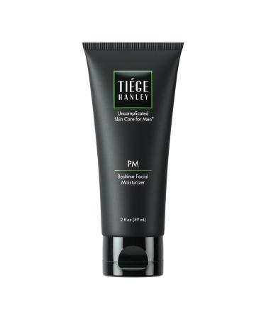 Tiege Hanley Bedtime Facial Moisturizer for Men (PM) | Restore & Replenish Skin at Night | Face Night Lotion | For Dry or Sensitive Skin | Unscented | 2 Ounces