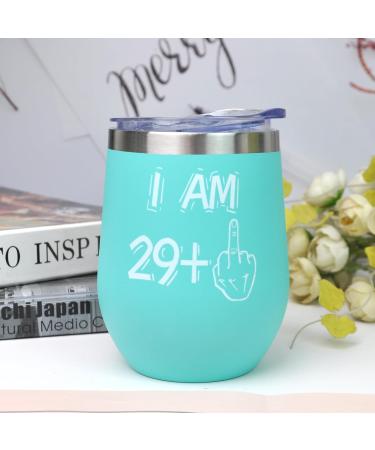 Bokalaka 30th Birthday Gift for Women - Stainless Steel Vineyards 350ml Blue - Perfect 30th Birthday Celebration - Buy Online on GoSupps.com