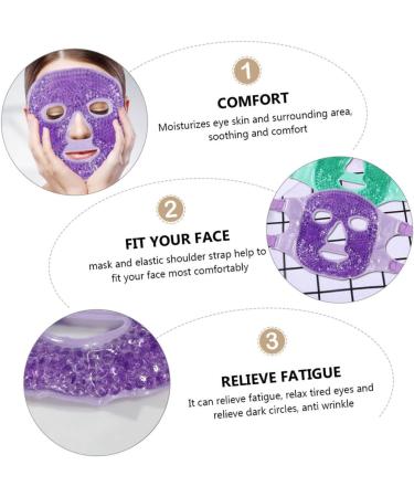 POPETPOP Reusable Gel For Face Hot And Cold For Eyes Relieves Fatigue Dark Circles Wrinkles Moisturizing And Puffiness Relaxing Light - Buy Online on GoSupps.com