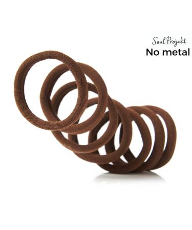 Soul Project Hair Tie Scrunchies - Colorful Rubber Bands for Girls & Women | Universal Elastic Hair Accessories - Buy Online on GoSupps.com