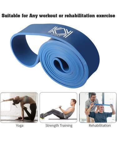 KK Resistance Bands - Pull Up & Stretch Workout Bands for Men and Women | Blue 45-115 lbs | Home Gym, Yoga, Physical Therapy - Buy Online on GoSupps.com