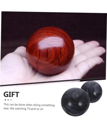 Healeeved 12 PC Black Baoding Balls - Hand Exercise & Stress Relief Jade Balls for Health & Fitness | International Shipping Available - Buy Online on GoSupps.com