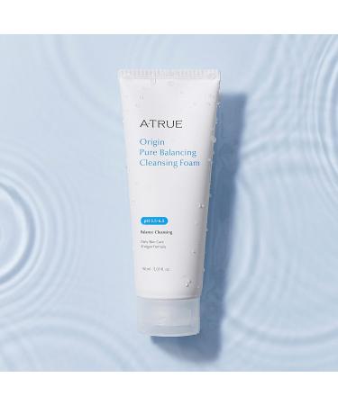 Origin Pure Balancing Cleansing Foam - Gentle Exfoliating Vegan Korean Skincare for All Skin Types - Buy Online on GoSupps.com