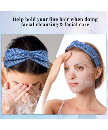 Bangful Bohemia Headbands for Women Head Band Hairband Wide Headband Knot Head Wrap Vintage Hairband Women Twist Elastic Turban Head Scarf Hair Accessories for Women Cashew flowers B - Buy Online on GoSupps.com