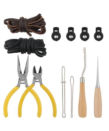 Luter 12 Partial glove repair set baseball glove repair set contains stripes baseball glove-tip-in -irker Lace tools with box baseball and softball glove accessories - Buy Online on GoSupps.com