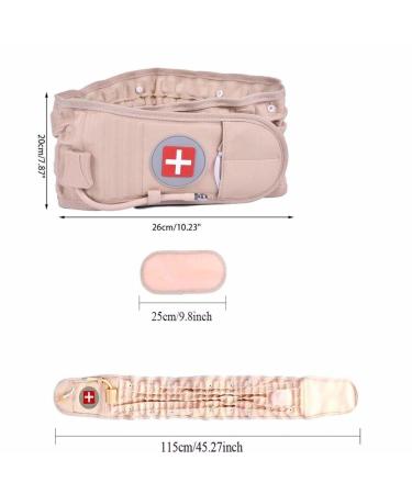 Back Support Decompression Belt - Inflatable Lumbar Relief for Sciatica | Pain Relief for Men & Women - Buy Online on GoSupps.com