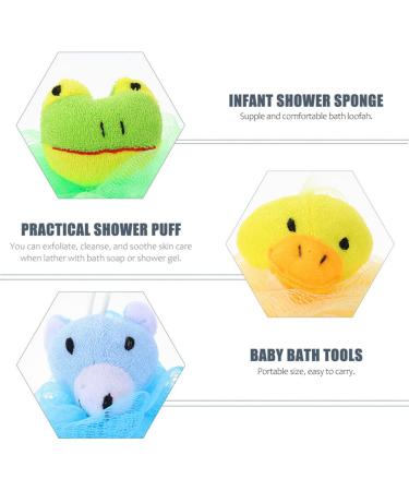 FOMIYES 8pcs Children s Bath Ball Set | Toddler Bath Accessories | Cartoon Animal Shower Pouf & Sponge | Ideal for Fun & Gentle Body Wash - Buy Online on GoSupps.com