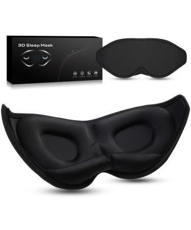 Sleep Masks 3D Light Blocking Sleep Mask Soft and Comfortable Night Eye Mask for Men Women Eye Blinder for Travel Sleeping Yoga