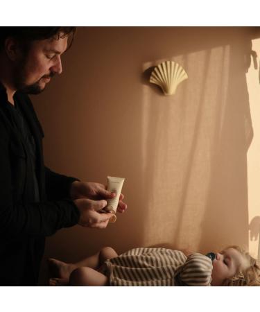 Mushie Baby Cream - Healing Ointment for Dry Chafed Skin, Diaper Rash, and Minor Scratches | COSMOS ORGANIC Certified | Made in Denmark - 3.38 fl oz (100 mL) - Buy Online on GoSupps.com