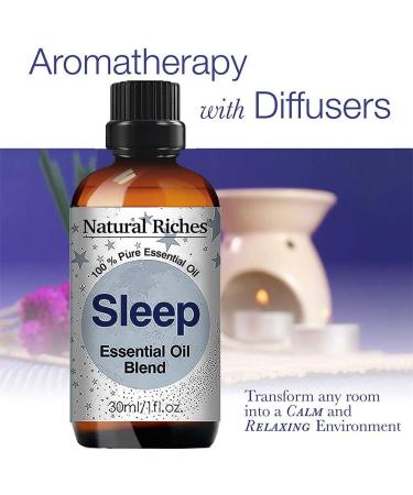 Natural Riches Good Night Sleep Blend - 30ml Pure Calming Essential Oil, Therapeutic Grade - Buy Online on GoSupps.com