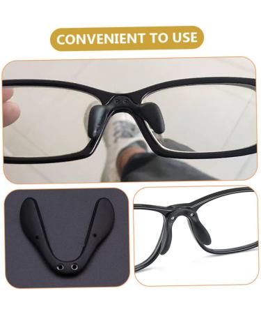 Plafope Silicone Nose Pads for Glasses - 4 Pack Comfortable Support for Sunglasses & Cycling Glasses Windproof Rubber Holder for Kids and Adults - Buy Online on GoSupps.com
