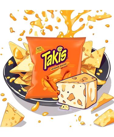 4 x 28g Takis Intense NACHO Non-spicy cheese flavoured chips in a perfect snack size - Buy Online on GoSupps.com