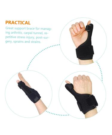 Balacoo Thumb Brace Wrist Stabilizer | Adjustable Support & Protector - Black 15X8X3.5CM - Best for Pain Relief & Stability - Buy Online on GoSupps.com