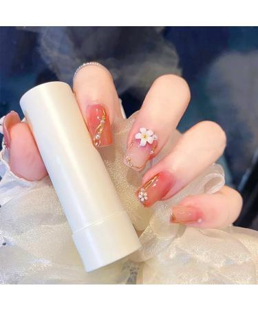 24Pcs/Set Press On Nails Camellia Flower Nail Patch With Three-dimensional Flower False Nails Acrylic Fake Nails Full Cover Nails Tips Artificial Finger Manicure Press on nails for Women and Girls - Buy Online on GoSupps.com