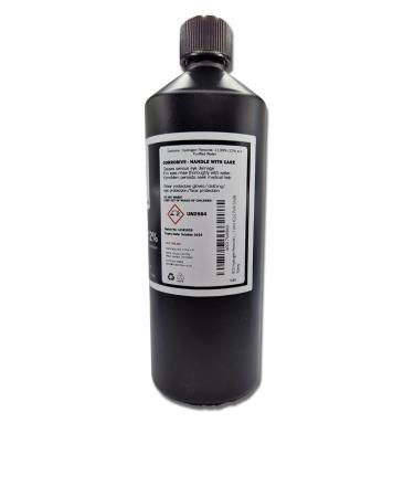 Hydrogen Peroxide 11.99% (12%) 1 Litre H2o2 Food Grade - Buy Online on GoSupps.com