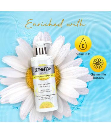 Hydra Soft Nourishing Body Wash 500ml Showergel for Women & Men No Parabens/SLS/SLES With Vitamin E & Chamomile Suitable for Sensitive - Normal Skin | Dermatologist Tested - Buy Online on GoSupps.com