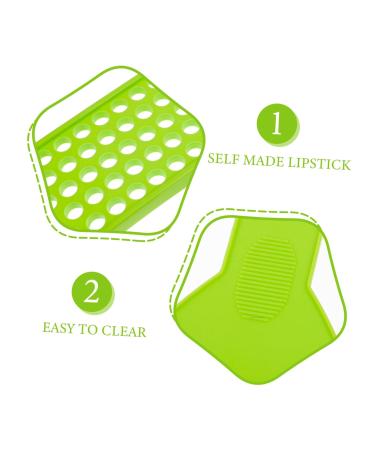 2pcs Lipstick Filling Mold DIY Kit | Lip Balm Crafting Set with Trays & Spatula | Perfect for Lipstick & Lip Balm Filling - Buy Online on GoSupps.com