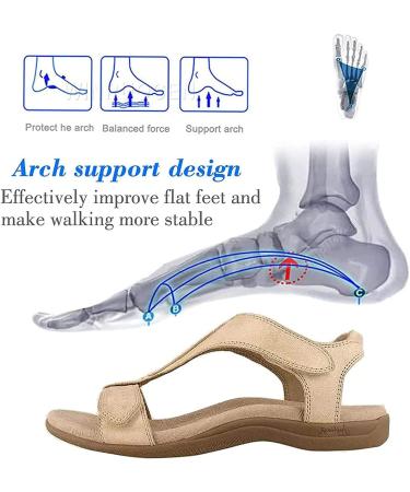 JUAJUA 2023 Orthopedic Bunion Corrector Sandals for Women - Yellow 38 | Arch Support & Bunion Correction Slippers - Buy Online on GoSupps.com