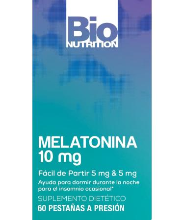 Bio Nutrition Melatonin 10 Mg Tablets 60 Count - Buy Online on GoSupps.com