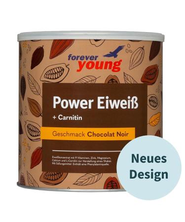 Forever Young Power Protein + L-Carnitine 750g can chocolate (Chocolat Noir)
