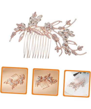 DOITOOL Bridal Comb Rhinestone Hair Comb Wedding Decorations for Ceremony Classical Pearl Trim Wedding Hair Accessories Hairpin Light Luxury Bridesmaid The Photo Zinc Alloy - Buy Online on GoSupps.com