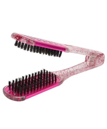 Hair Straightener Splint Hair Straightener Clamp Brush Comb Hair Smooth Double Sided Hair Straightener Clamp Brush Styling Tool