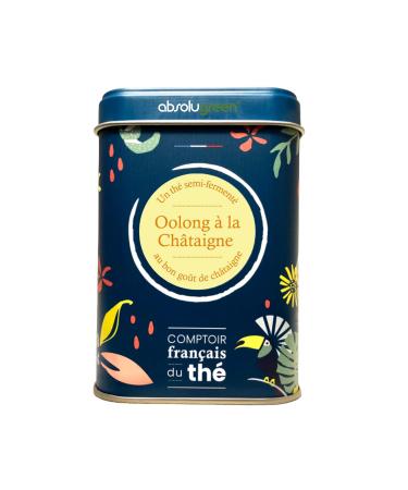 Oolong en Bo te M tal - Comptoir Fran ais du Th - Maison Fran aise - Th en vrac (Oolong la Ch taigne)