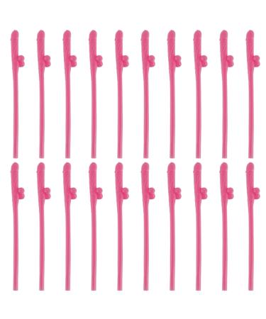 20 Pcs Hen Party Straws Plastic Creative Drinking Straws Party Girls Night Out Accessories Straws 19.2 cm/7.6 in Funny Bachelorette Party Straws Party Favors for Bachelorette Party (Pink)