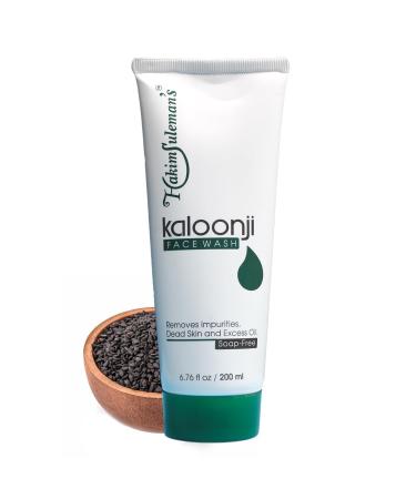 Hakim Suleman's Kalonji Face Wash for Tan Removal Natural & Ayurvedic Face Cleanser Men & Women Gently Exfoliates & Evens Tone Suitable for Normal Combination or Oily Skin Types 200 ml