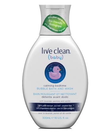 Live Clean Baby Bubble Bath & Wash 10 Ounce Calming Bedtime (295ml) (2 Pack)