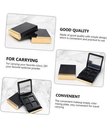 SHERCHPRY 2pcs Eye Shadow Box Mini Highlighters Magnetic Makeup Palette Makeup Eyeshadow Empty Lipstick Case Empty Blusher Containers Empty Eyeshadow Pans Makeup Case Eye Shadow Case Red Box - Buy Online on GoSupps.com