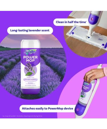 Swiffer PowerMop Floor Cleaning Solution with Lavender Scent .75L 2 Pack - Buy Online on GoSupps.com