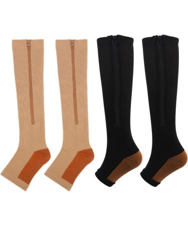 Chiciri Compression Stockings for Movement & Pain Relief | Improve Blood Circulation | 2 Pairs Sports Pressure Stockings (L-XL) - Buy Online on GoSupps.com